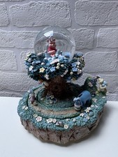 Disney Winnie The Pooh Bunny Ears Tigger Eeyore Piglet Musical Globe Rare