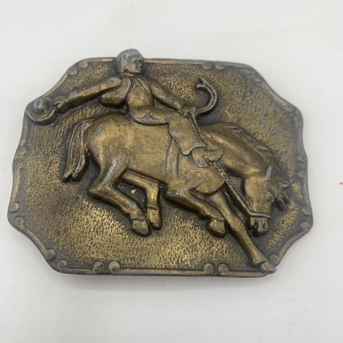 Vintage western belt buckle - vintage,