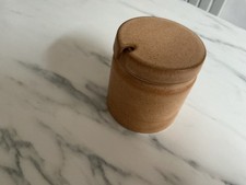Surrey Ceramics Beige Pottery confit Preserves Condiment Pot with Lid