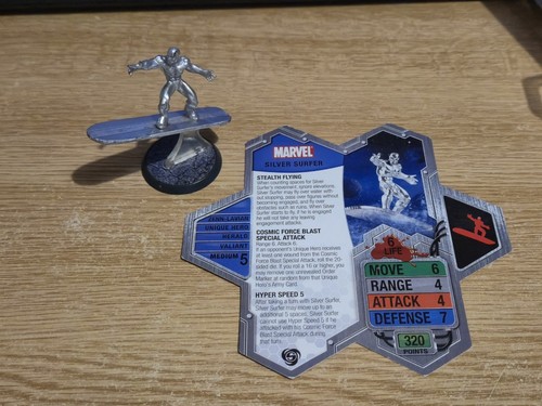 Silver surfer heroscape - silver,