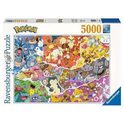 Puzzle 5000pcs pokémon - puzzle,