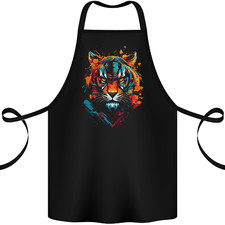 Grafitti Tiger Cotton Apron 100% Organic