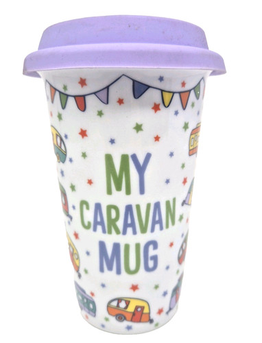 Caravan mug ceramic twin - caravan,