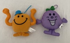 Mr Men Plush Toys -mr Tickle &