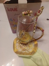 Enamel Flower Glass Coffee