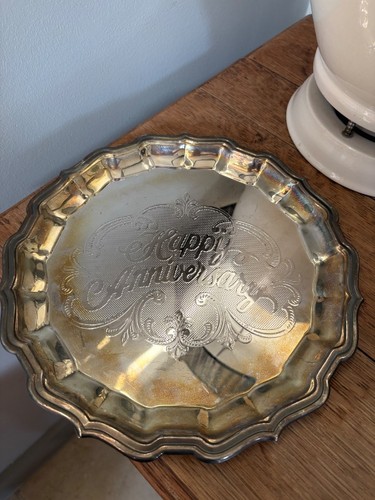 Silver plated happy - silver, 'happy