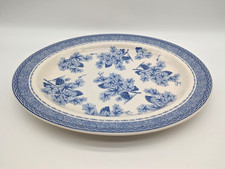 Wedgewood Home Vintage Blue Earthernware Serving Plate A104 P579