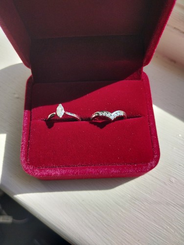 Diamond palladium engagement - diamond,