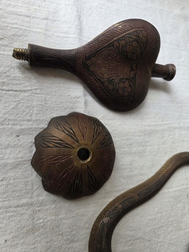 Pair indian brass cobra - pair,
