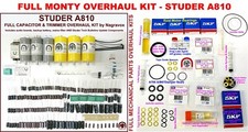 STUDER A810 COMPREHENSIVE electronic & mechanical 'FULL MONTY' overhaul kit 