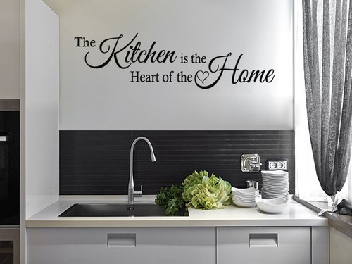 Kitchen wall quote - quote, "the