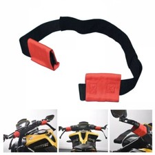 Red Motorcycle Motorbike Handlebar Grip Bar Support Transport Bar Tie Down Strap