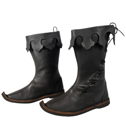 Renaissance leather boots - renaissance,