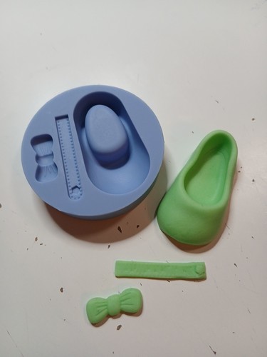 Silicone baby shoe - shoe, fondant