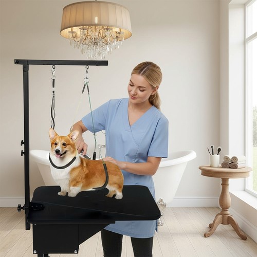 Pet trimming grooming arm - trimming,