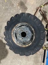 Front 5 stud wheel / 7.50-16 4 ply tyre X Winget Sanderson 2B1000 dumper £40+VAT