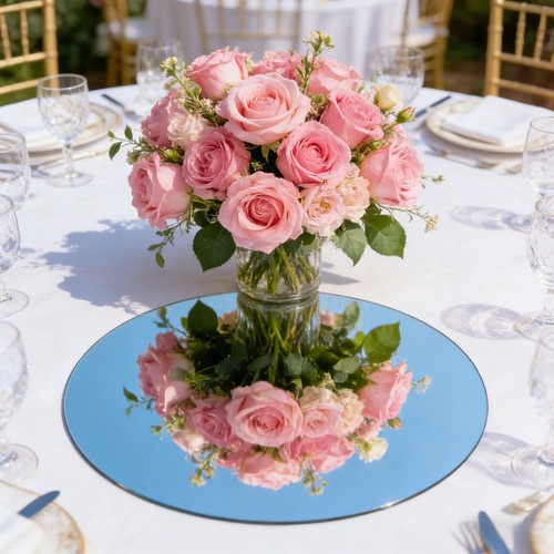 20cm acrylic round mirrors - 20cm,
