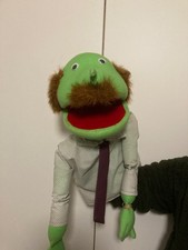 Three large hand puppets, toy fun education, used