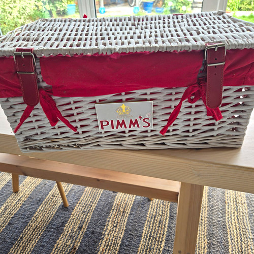 Pimm white wicker picnic - white,