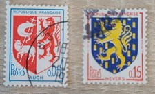 French stamps - french,