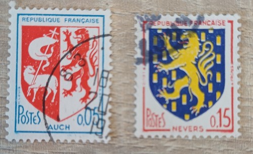 French stamps - french,