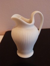 Relief Moulded Miniature White Parian Jug Minton Vertical Columns attrib. V&A