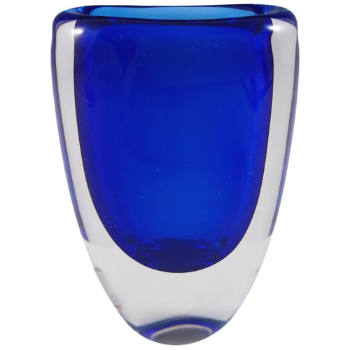 Signed kosta boda 1655 blue - signed, #1655
