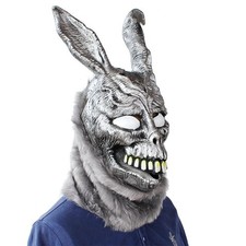 Props Ghost Rabbit Frank Rabbit Latex Mask Halloween Horror Prom Party Scary