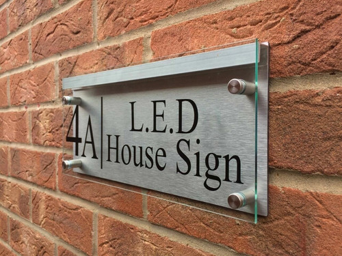 Modern house sign - house,