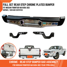 Chrome Rear Step Bumper Bar