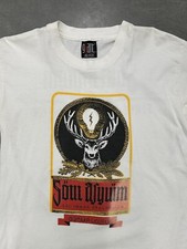 Vintage Soul Asylum Jagermeister Guitaar Liqueur 1992 Tour T Shirt 90s White