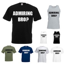 ADMIRING BRO? - Gym Vest -  Bodybuilder, MMa, WWE, UFC - Dwayne Johnson weight