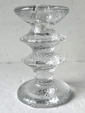 Iittala Festivo Timo Sarpaneva 2 ring candlestick candle holder vintage Scandi