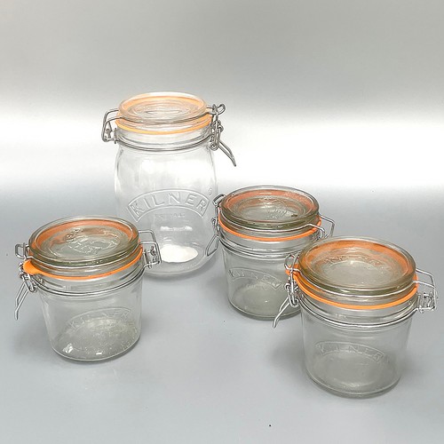 Four genuine kilner - genuine, jars
