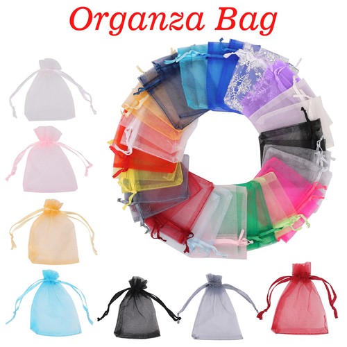 100 organza bags - organza, jewellery