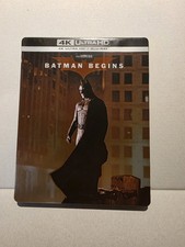 Batman Begins 4K UHD Blu-ray Steelbook IT Import Edition