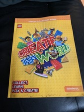 SAINSBURYS 'LEGO CREATE THE WORLD' OFFICIAL COLLECTOR'S ALBUM 2017 100% COMPLETE