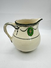 Antique Royal Doulton Countess D2802 Milk Jug Edwardian c1907 Green Swag