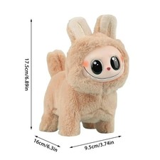 New Labubu The Monsters Singing Walking Series Dolls Plush Dog Cute Kids Toys
