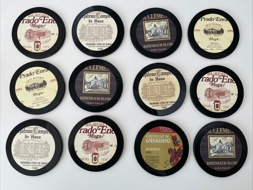 Wine bottle labels - wine, mats
