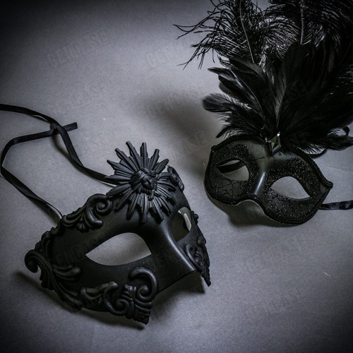 Black greek mardigras - black,