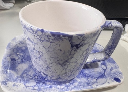 Glazed ceramic tea cup - ceramic,