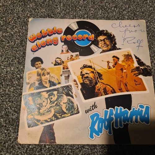 Signed rolf harris wobble - harris,