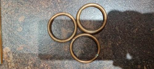 Vintage copper bull nose ring - copper,