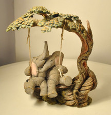 Tuskers Elephant Figurine 'Two