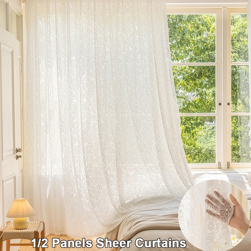 Panels sheer net curtains - 1/2,