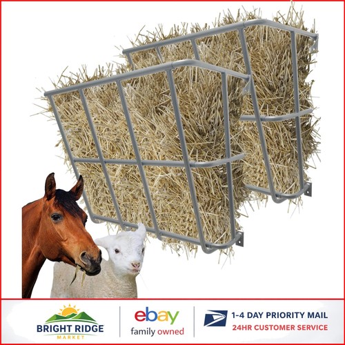 Metal goat and sheep hay - goat,