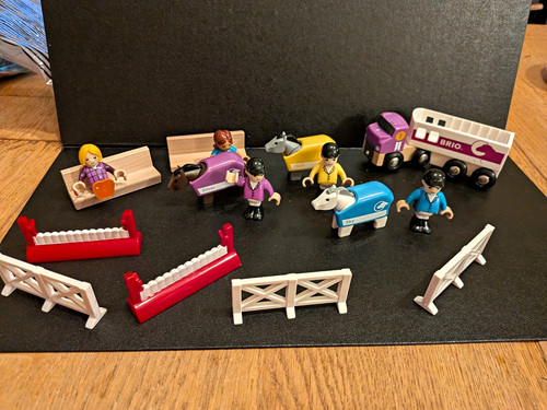 Brio wooden horse riders - horse, set