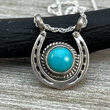 18" Sterling Silver Turquoise