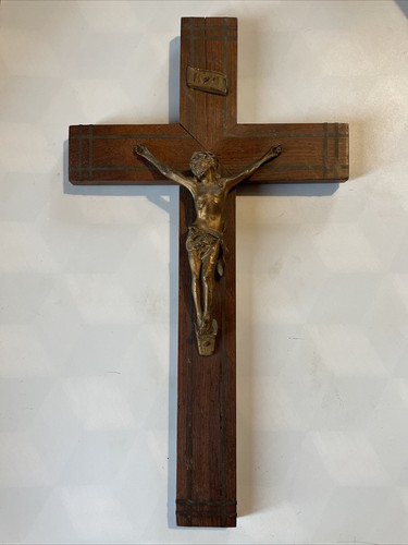Antique vintage cross crucifix - cross,